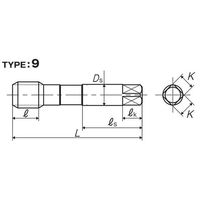 彌満和製作所 スパイラルタップ(メートルねじ) SPP2M20X1.25 1本（直送品）