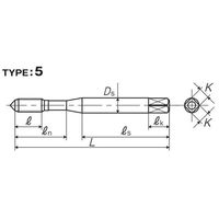 彌満和製作所 スパイラルタップ(メートルねじ) SPP1M2X0.25 1本（直送品）