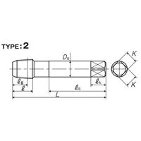 彌満和製作所 Xシリーズ 管用テーパねじ用スパイラルタップ 短ねじ SP-PT-XPT1/4-19 1本（直送品）
