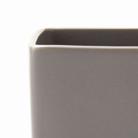 杉田エース D&M depotスクエアミニポット ベーシック グレイ D7 CWJ955532 1セット(5個)（直送品）