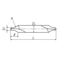 彌満和製作所 弱いねじれR形 センタ穴ドリル CD-R5XR16X11 1本（直送品）