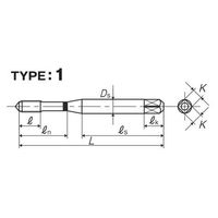 彌満和製作所 ねじ簡易検査ツール SIT6HM3.5X0.35GB 1本（直送品）