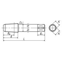 彌満和製作所 ロングシャンク管用テーパねじ用インタラップ 長ねじ LS-INT-PTL1001/4-19 1本（直送品）
