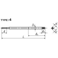 彌満和製作所 中硬度炭素鋼用通り穴用スパイラルタップ MHSL L70 P2 M1.8X0.35 1本（直送品）