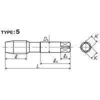 彌満和製作所 高炭素鋼用ポイントタップ HC-POP4M20X2.5 1本（直送品）