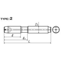 彌満和製作所 超高速用アルミ材用止り穴用超硬ハンドタップ HFACT-PP3M12X1.75 1本（直送品）