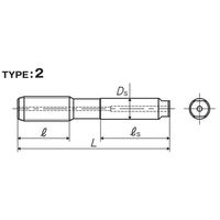彌満和製作所 超高速用アルミ材用ロースパイラルタップ HFASPP4M10X1.5 1本（直送品）