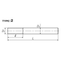 彌満和製作所 超硬MCーヘリカルカッタ(メートルねじ) MC-CSLC120304N100M 1本（直送品）