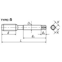 彌満和製作所 ハイパフォーマンスロールタップ(メートルねじ) HP-RZG8M12X1.25(P) 1本（直送品）