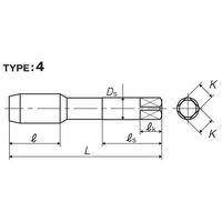 彌満和製作所 軽合金用超硬ハンドタップ(メートルねじ) N-CTLAP3M16X1.51.5P 1本（直送品）