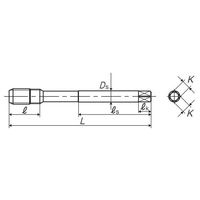 彌満和製作所 ZーPROシリーズ 管用平行ねじ用コーティングスパイラルタップ AUSPP3.5G1/4-19 1本（直送品）