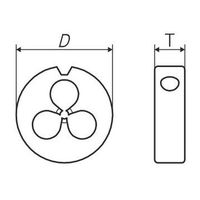 彌満和製作所 自動盤用オートハイスダイス(ステンレス用) HS-DP2M2X0.4(16) 1個（直送品）