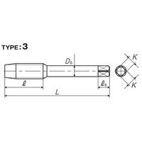 彌満和製作所 超硬ポイントタップ N-CT-POP4M10X1.5 1本（直送品）