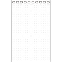 リヒトラブ Mutual オープンリングノート・ツイストノート 適合リーフ メモLサイズ N1766SD 1セット(10組)（直送品）