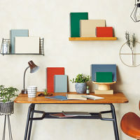 リヒトラブ Mutual オープンリングノートA6 リーフ50枚 N2671-16アイボリー 1セット（1冊×5）