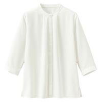 七分袖ブラウス 5号 ホワイト GBLL-2366-A9 1着 サーヴォ（直送品）