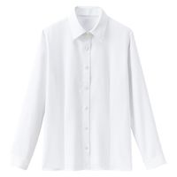 長袖ブラウス 7号 ホワイト GBLL-2358-A1 1着 サーヴォ（直送品）