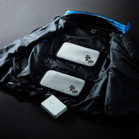 サンエス 雷神ウォームベスト 4杢ブルー 5L BO32150 1着（直送品）