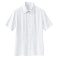 半袖ブラウス 17号 ホワイト GBSL-2359-A1 1着 サーヴォ（直送品）