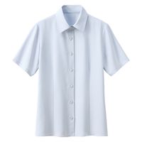 半袖ブラウス 13号 ブルー GBSL-2359-K1 1着 サーヴォ（直送品）