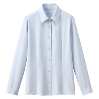 長袖ブラウス 11号 ブルー GBLL-2358-K1 1着 サーヴォ（直送品）