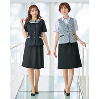 オーバーブラウス 17号 紺 GOBL-2203-K3 1着 サーヴォ（直送品）