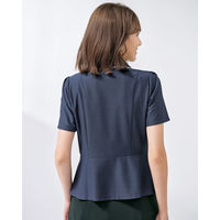 オーバーブラウス 13号 青系 GOBL-2306-K2 1着 サーヴォ（直送品）