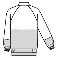 男女兼用長袖ジャンパー 6L アイスブルー SZ411-B 1着 サーヴォ（直送品）