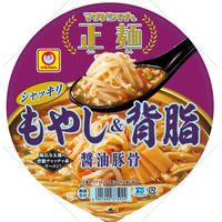 東洋水産 マルちゃん正麺 カップ もやし＆背脂 醤油豚骨 1個