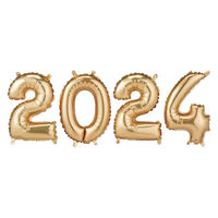 ストア・エキスプレス レターバルーンセット2024 大 1セット 【室内仕様】 8502-2194 38-172-4-2（直送品）