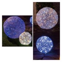 ストア・エキスプレス LEDプリンセスボールライト 小 ブルー【屋外使用可】 8803-1160 1台 38-67-2-1（直送品）