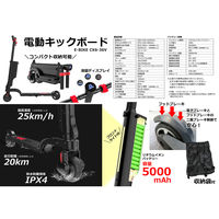 リンクサス 電動キックボードＥーＢＩＫＥ CX6-36V 1台（直送品）