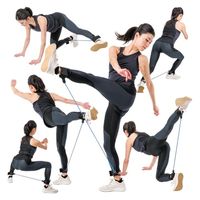 ジュート ヒップアップレジスタンスチューブ ハード 6463 1セット(6個入)（直送品）