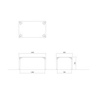 【軒先渡し】ニシキ工業 ミーティングテーブル 幅1500×奥行900×高さ700mm ペールウッド AGK-B1590K-PL 1台（直送品）