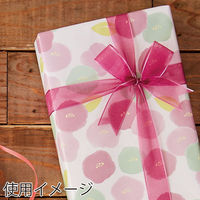 ＨＥＩＫＯ ギフト包装紙 半才 なごみつばき 002416005 1セット(50枚入×10袋 合計500枚)（直送品）