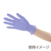 中部物産貿易 ニトリル手袋　ニトリーノライトＣ Ｍ　粉なし　１００枚 バイオレット 004771324（直送品）