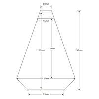 ＨＥＩＫＯ サンドイッチ袋 ４５　イージーカットタイプ ライン　白 006770603 1セット(100枚入×10袋 合計1000枚)（直送品）