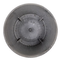 amabro アートストーン ラウンド グレー 10cm 295327 1個（直送品）