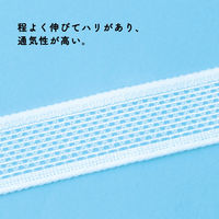 日本紐釦貿易 ストレッチインベル　幅30mm×20m巻　白　ニット・ジャージ用　MS-SI30-W　1巻（直送品）