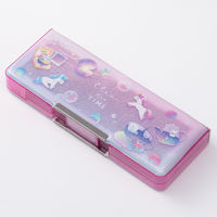 カミオジャパン コンパクト両面ペンケース CLEAR TEA TIME 1個