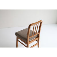 ICHIBA ウッドチェア アトル ブラウン CH-3680BR 1脚（直送品）