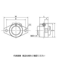 日本ベアリング シャフトサポータ SHF形 SHF35FC 1個（直送品）