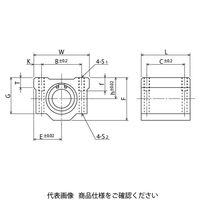 日本ベアリング スライドブッシュ SMA形(標準ブロック形) SMA3GUU 1個（直送品）