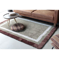 【軒先渡し】関家具 クラッシュプロジェクト COMFORM グリニット ラグ 1400×2000mm ダークグリーン 281993 1枚（直送品）