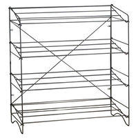 【軒先渡し】関家具 クラッシュプロジェクト etc. デックシューズラック WIDE ブラック 309902 1台（直送品）