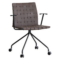 【軒先渡し】関家具 クラッシュプロジェクト yuu ハーパーデスクチェア グレージュ 372297 1脚（直送品）