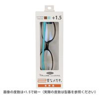 ハグ・オザワ 変なメガネ　老眼鏡　オーバル型　ライトブラウン／ターコイズマット　+2.0 HM-1003/COL3/52/+2.0 1パック（直送品）