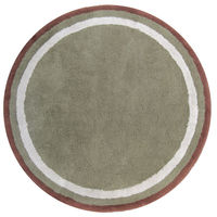 【軒先渡し】関家具 クラッシュプロジェクト COMFORM グリニット ラグ 〇 直径1600mm ベージュ 311863 1枚（直送品）