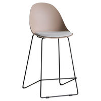 【軒先渡し】関家具 クラッシュプロジェクト yuu エッグカウンターチェア ベージュ 331020 1脚（直送品）