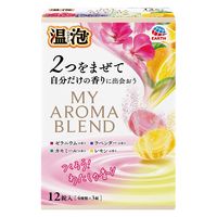 入浴剤 炭酸 温泉の素 温泡 ONPO マイアロマブレンド 1セット（12錠入×4箱）アース製薬
